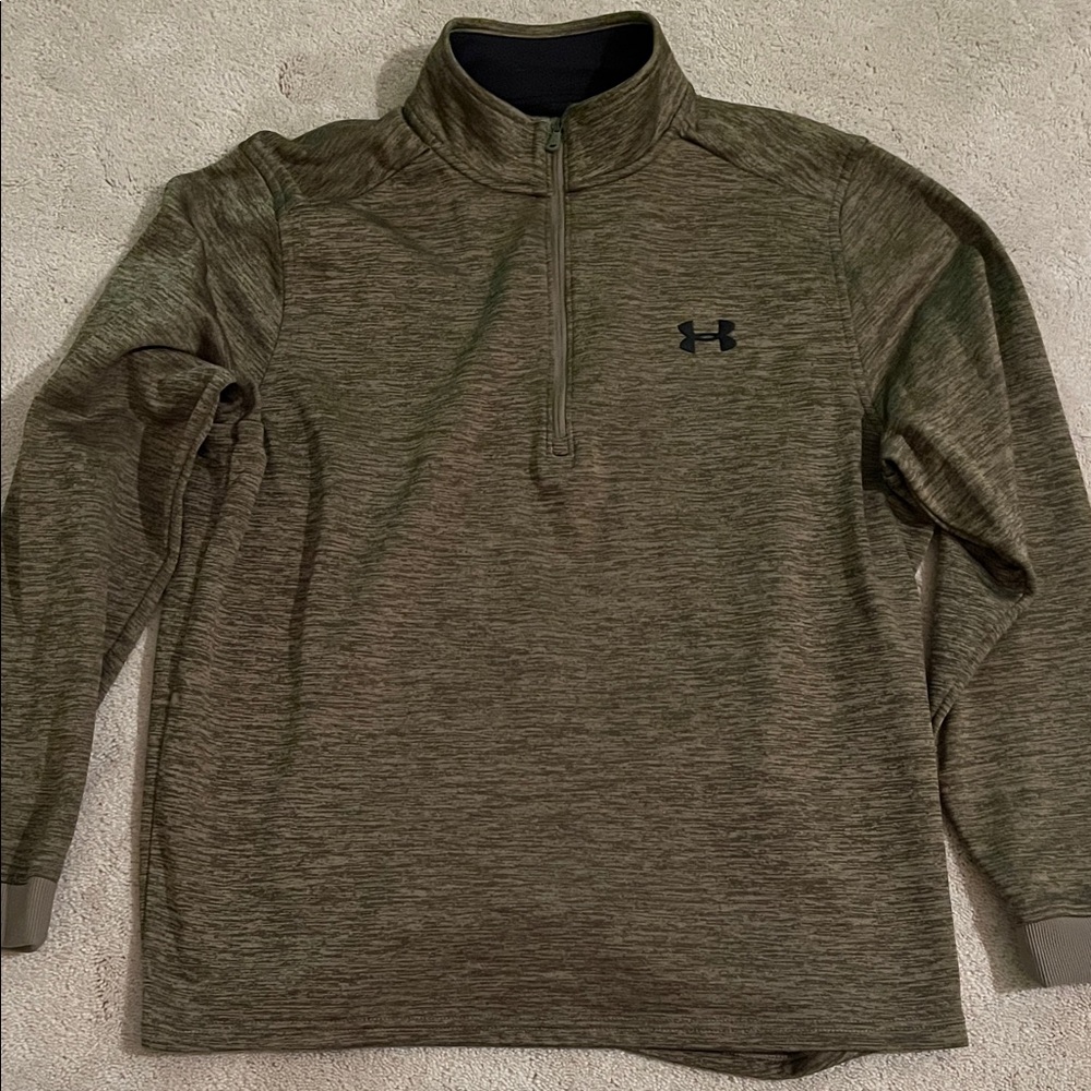 Men’s Under Armour Green Quarter-Zip Pullover